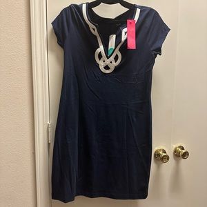 NWT | Lily Pulitzer Brewster T-Shirt Dress | True Navy